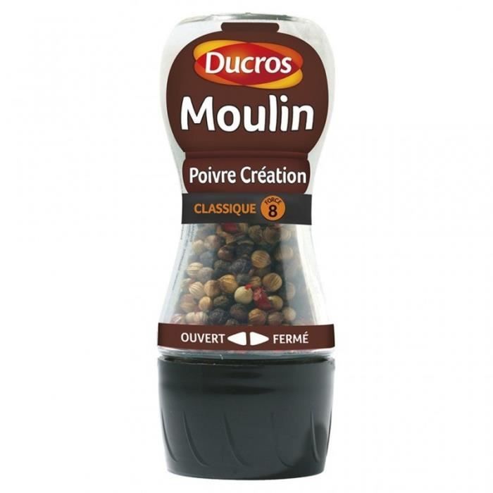 Ducros Moulin Black Pepper  28g